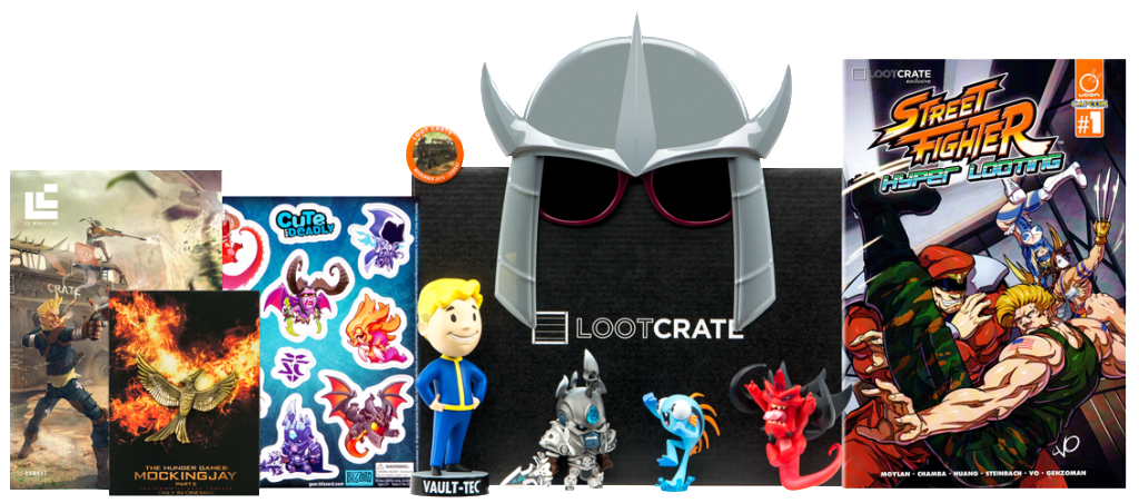 November's Loot Crate theme was combat. Image courtesy of Loot Crate.