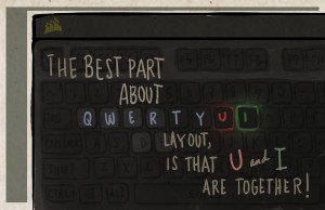 Corsair's sending love via keyboard. Image courtesy of Corsair.