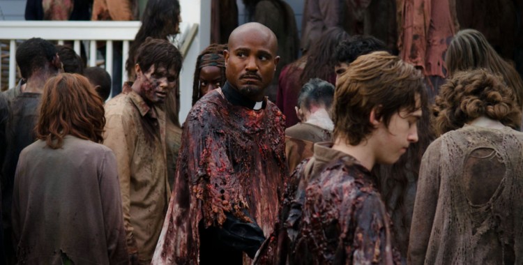 Seth Gilliam as Father Gabriel on The Walking Dead. Photo courtesy of AMC.