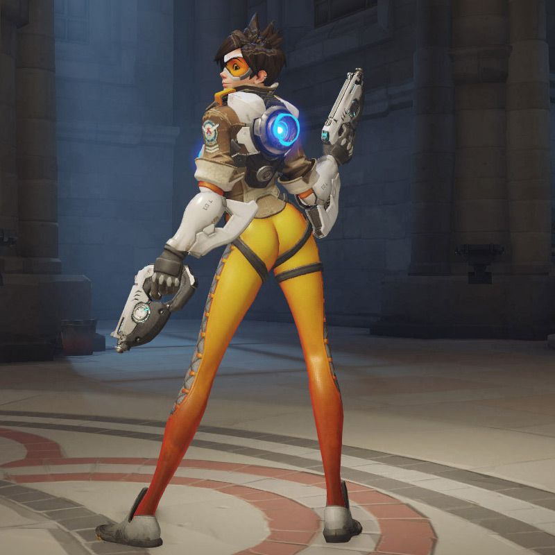 No, getting rid of a pose in a game because someone suggests it is not "censorship." Get over it. | Image courtesy of Blizzard Entertainment.