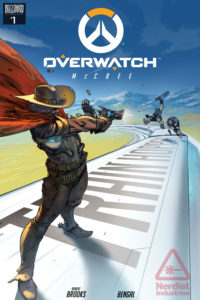 The cover of the first Overwatch comic featuring McCree. Image courtesy of Nerdist. 