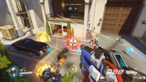 Overwatch tends to have players focus on downing individuals rather than dealing damage to the entire enemy team.